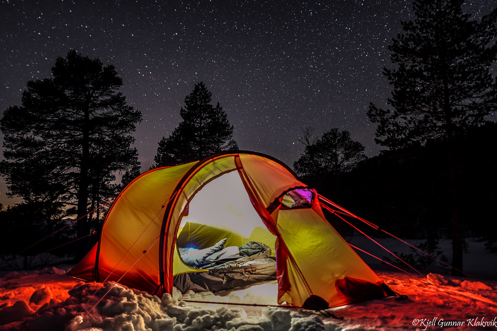 First night in the tent this year.