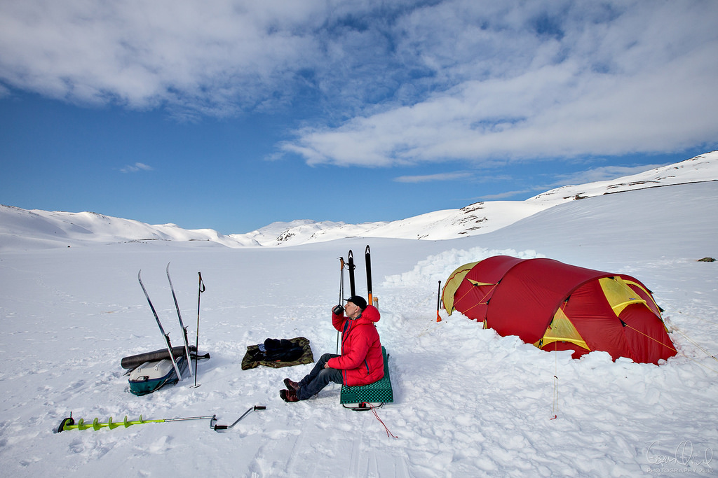 Backcountry morning coffee