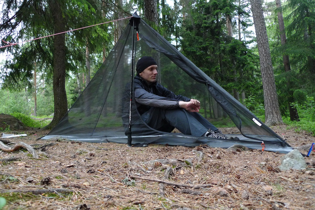 Pyranet 1 with wannabe hiker trash inside