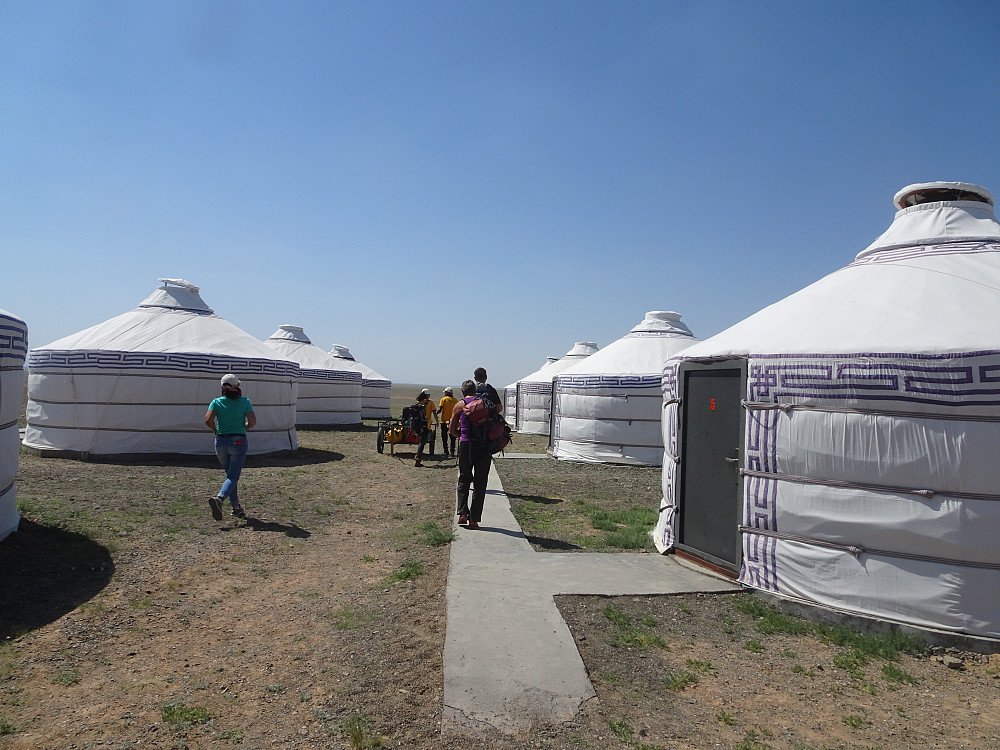 Luxus geercamp i Gobi
