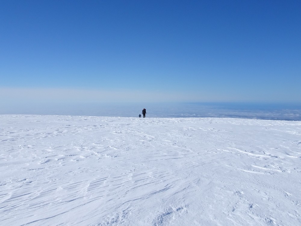 Oppe på 1820meterskulen