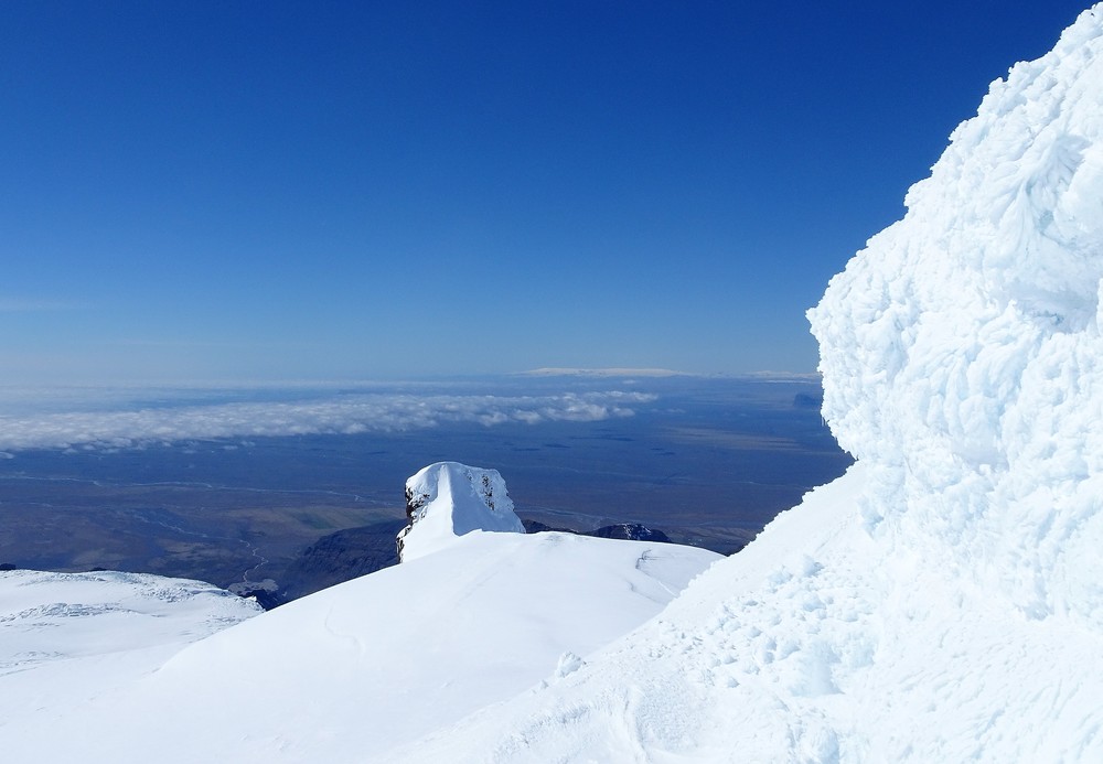 En artig liten kloss på siden av toppen
