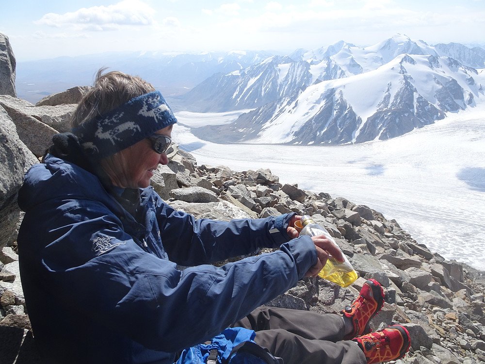En Løitens på toppen av Malchin