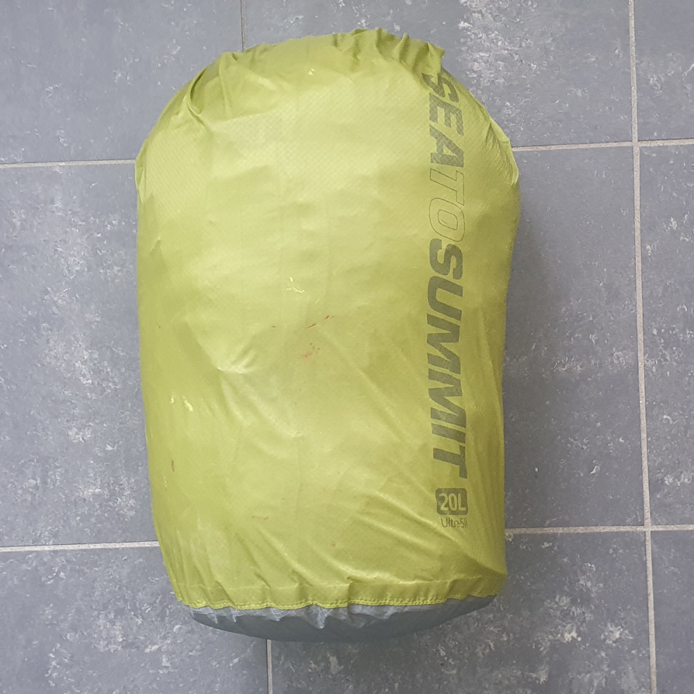 Teltpose i lukket pakkpose