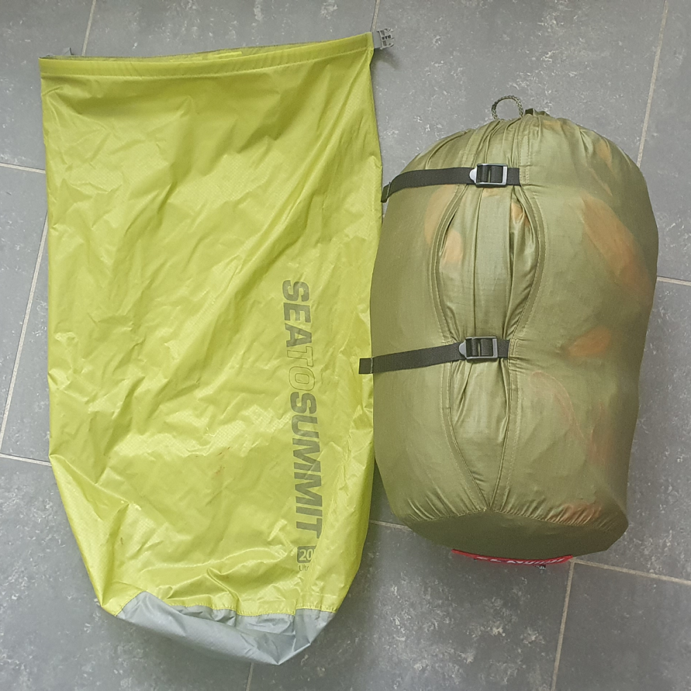 Pakkpose og teltpose